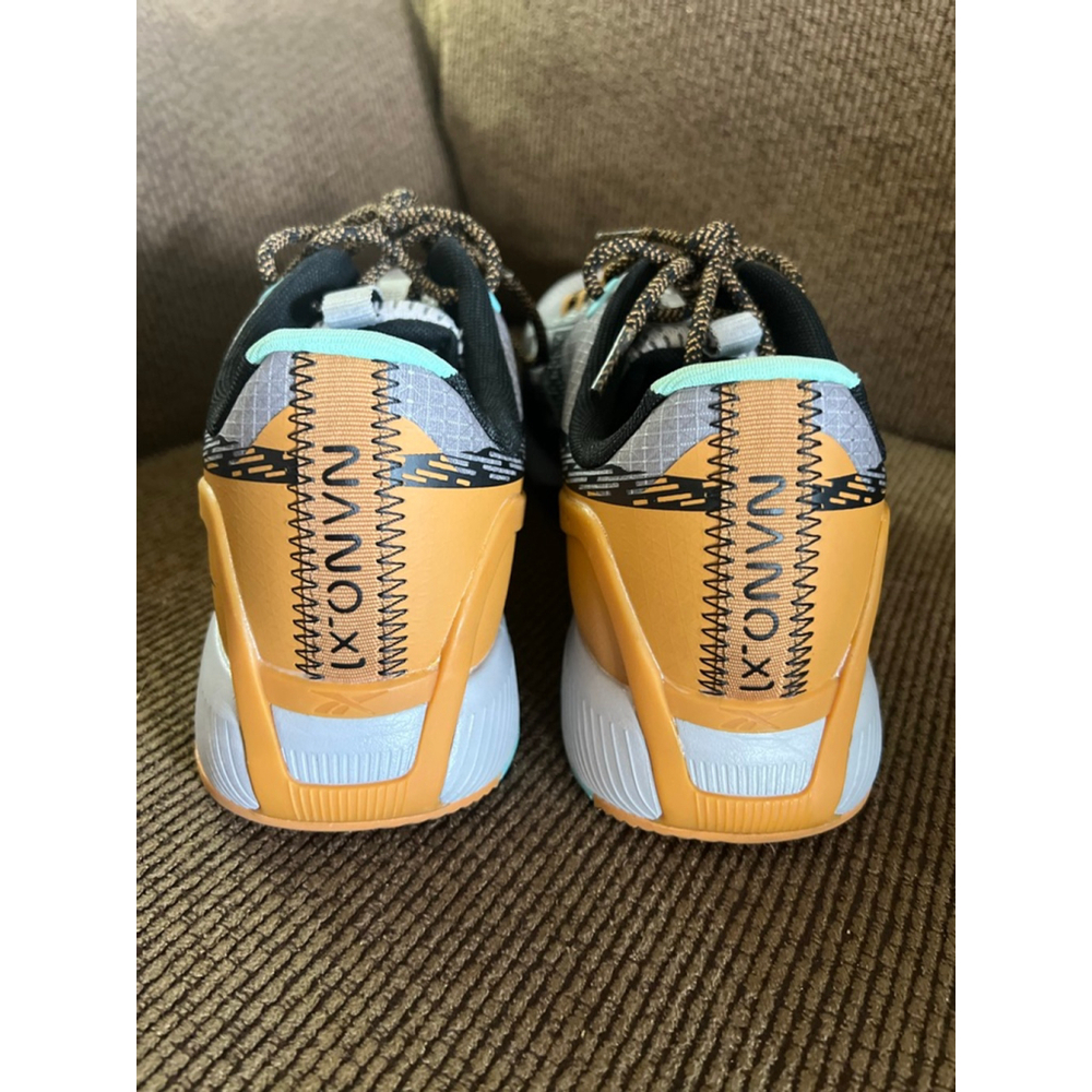 Men's Reebok Nano X1 Gray Orange Athletic Shoes Steel Toe Size 9.5 - Picture 6 of 8